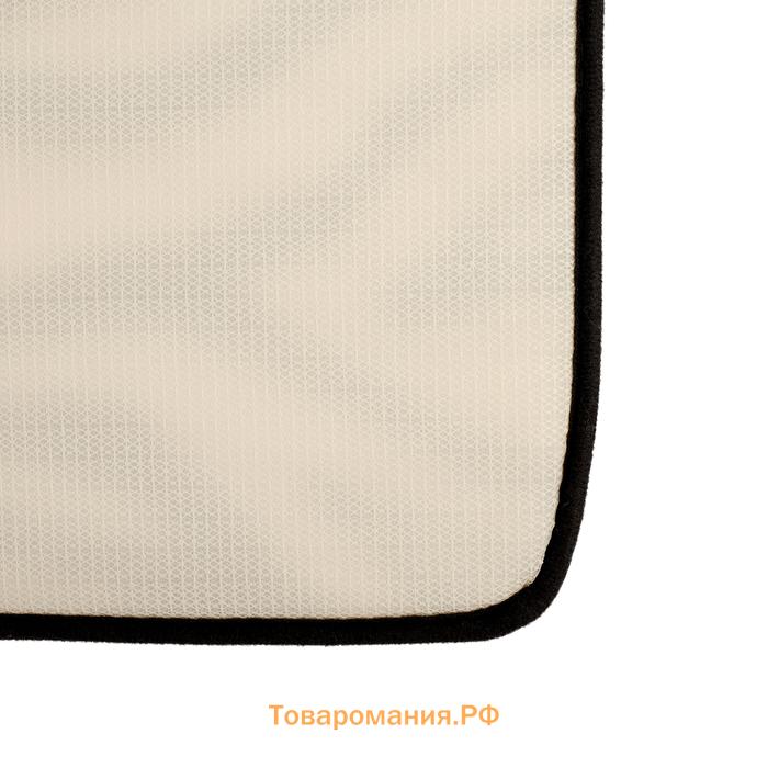 Коврики для ванной и туалета  «Зебра», 2 шт., 40×45 см, 50×80 см