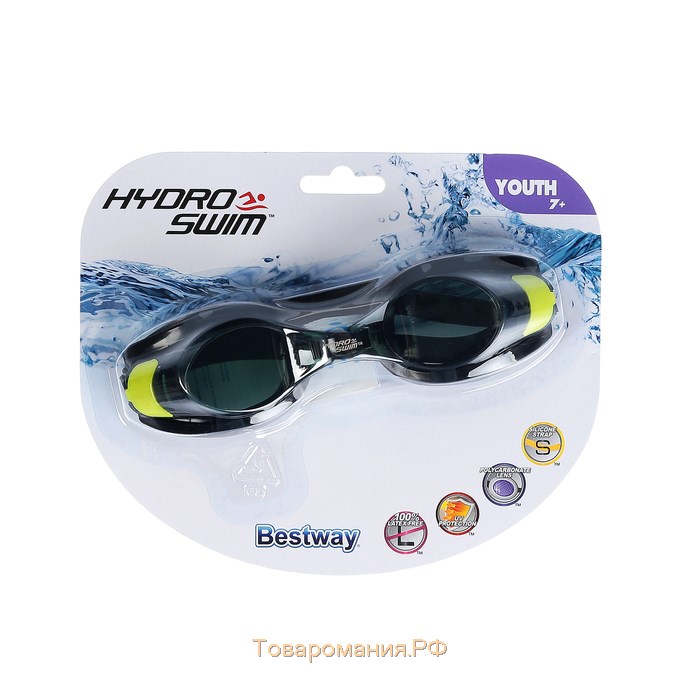Очки для плавания Pro Racer, от 7 лет, цвет МИКС, 21005 Bestway