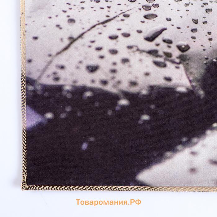 Коврики для ванной и туалета  «Камни», 2 шт., 40×45 см, 45×75 см