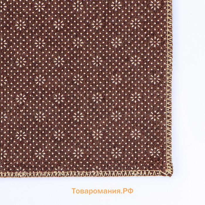 Коврики для ванной и туалета  «Камни», 2 шт., 40×45 см, 45×75 см