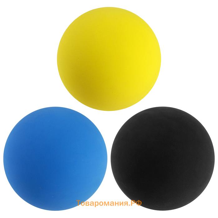 Набор мячей для большого тенниса ONLYTOP, 3 шт., цвета МИКС