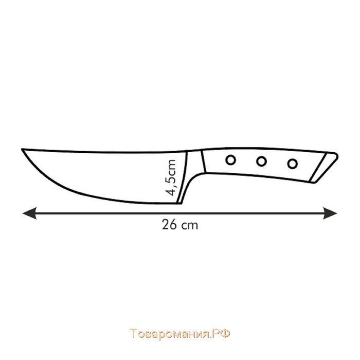 Нож кулинарный Tescoma Azza, 13 см