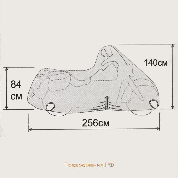 Чехол на мотоцикл XL СТИЛС М-007, МИКС