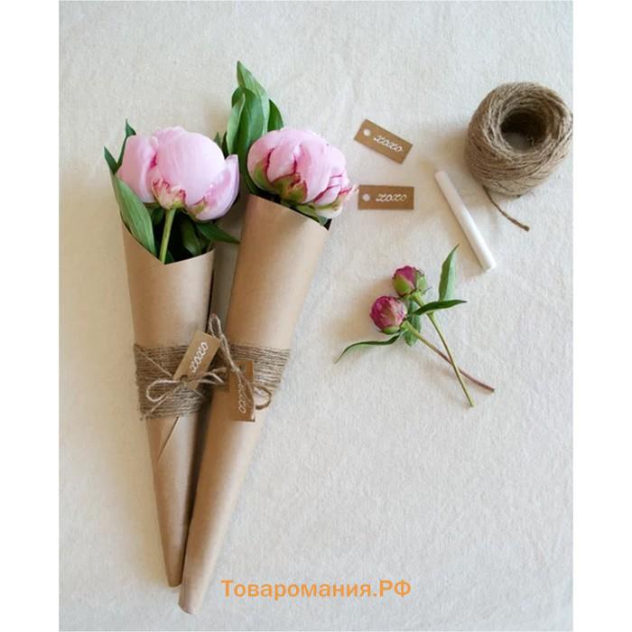 Бумага упаковочная крафт без печати, 75 г/м² , 0.70×50 м
