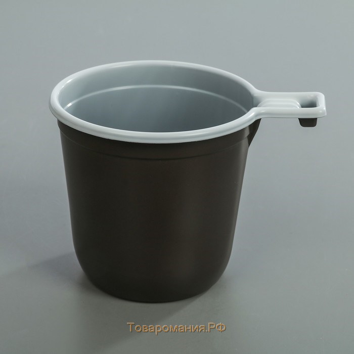 Чашка пластиковая одноразовая кофейная, 200 мл, цвет микс