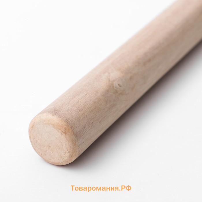 Скалка деревянная , 24 см, прямая