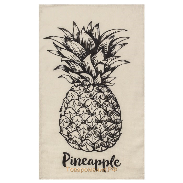 Полотенце кухонное Pineapple 35х60 см, 100% хлопок, 160г/м2