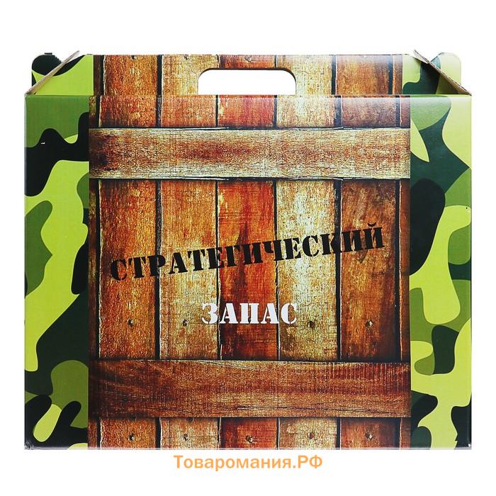 Коробка универсальная с ручкой, полноцвет, 34.5×8×27 см