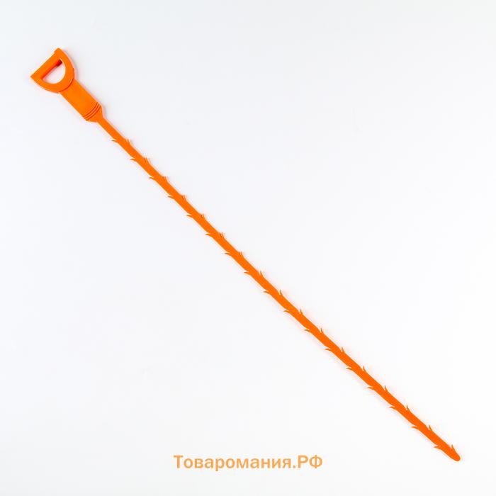 Улавливатель волос в стоках труб , 50 см, МИКС