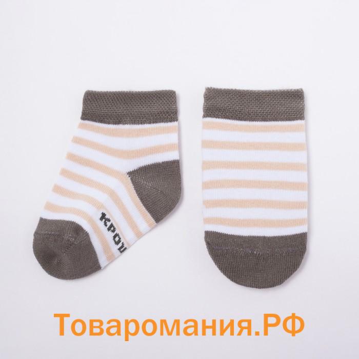 Набор носков Крошка Я «Львёнок», 2 пары, 8-10 см