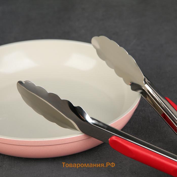 Щипцы кухонные  «Универсал», h=23 см, прорезиненная ручка