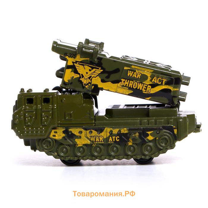 Машинка-сюрприз в банке «Военные», металлическая, масштаб 1:64, МИКС