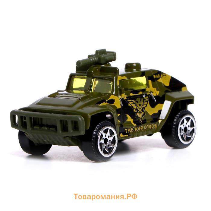 Машинка-сюрприз в банке «Военные», металлическая, масштаб 1:64, МИКС