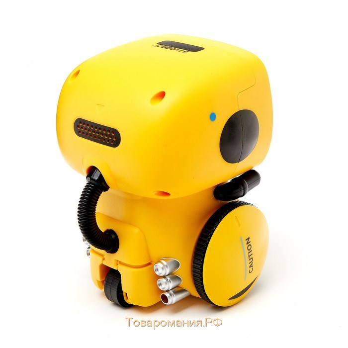 Робот интерактивный «Милый робот», световые и звуковые эффекты, русская озвучка, цвет жёлтый