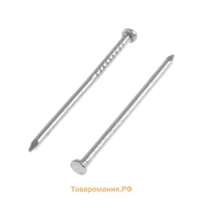 Гвозди ТУНДРА, строительные, ГОСТ 4028-63, без покрытия, 2.5×50 мм, фасовка 1 кг