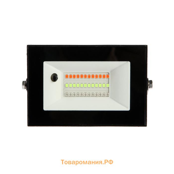 Прожектор светодиодный 30W, с пультом, 36SMD2835, IP65, 220 В, RGBW