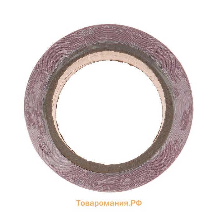 Светоотражающая лента, самоклеящаяся, красная, 5 см × 10 м