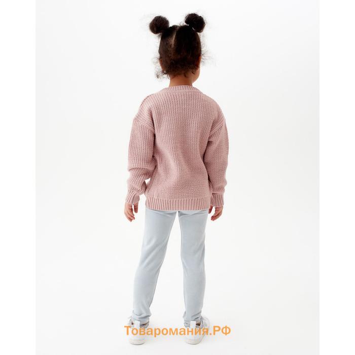 Леггинсы для девочки MINAKU: Casual Collection KIDS, цвет голубой, рост 152 см