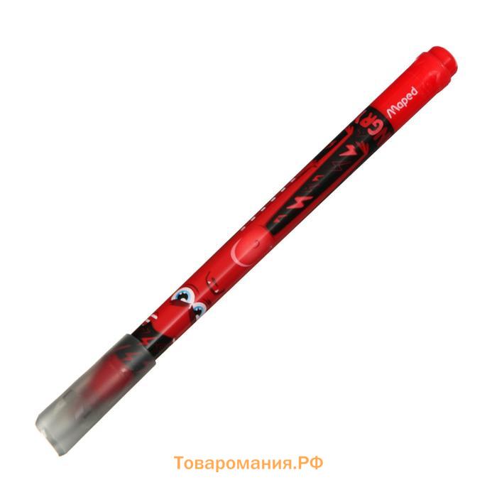 Фломастеры 12 цветов Maped COLOR'PEPS MONSTER, смываемые, с заблокированным пишущим узлом, в картонном футляре