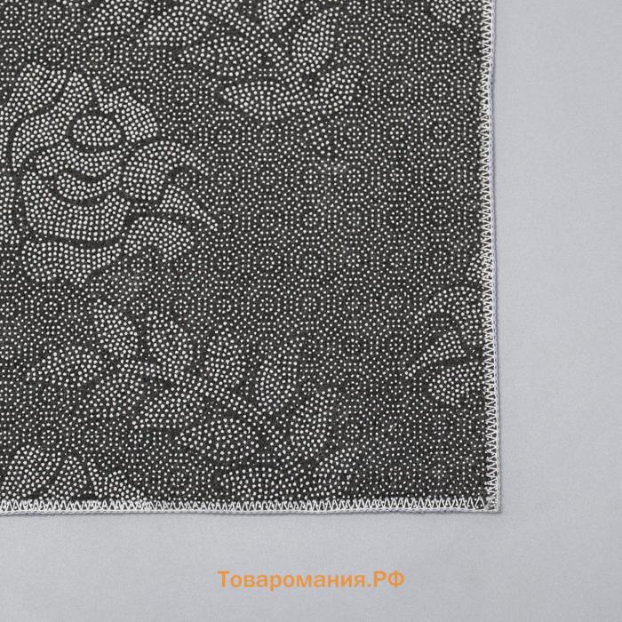 Коврики для дома  «Образ», 2 шт., 40×120 см, 40×60 см, синие