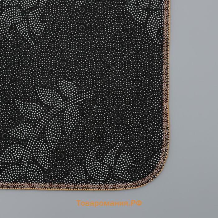 Коврики для ванной и туалета  «Рыбки», 3 шт., 50×80 см, 50×40 см, 40×43 см