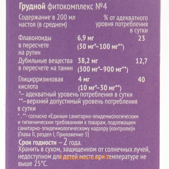 Грудной фитокомплекс, 50 г