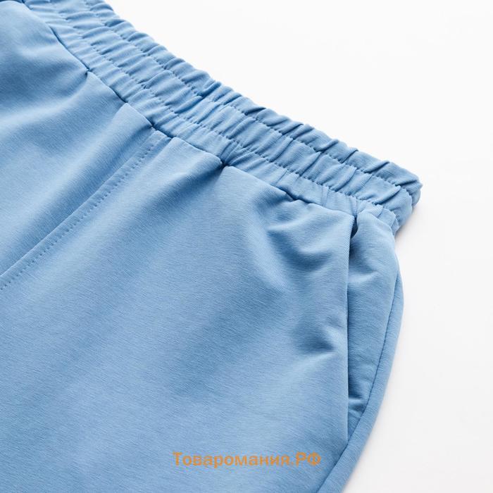 Костюм женский (свитшот, брюки) MINAKU: Casual Collection цвет голубой, размер 48