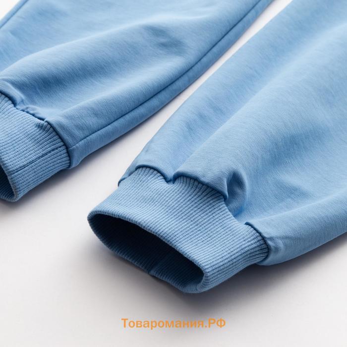 Костюм женский (свитшот, брюки) MINAKU: Casual Collection цвет голубой, размер 48