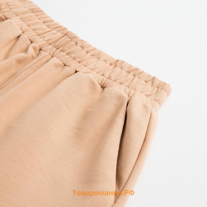 Костюм женский (худи, брюки) MINAKU: Casual Collection цвет песочный, размер 44