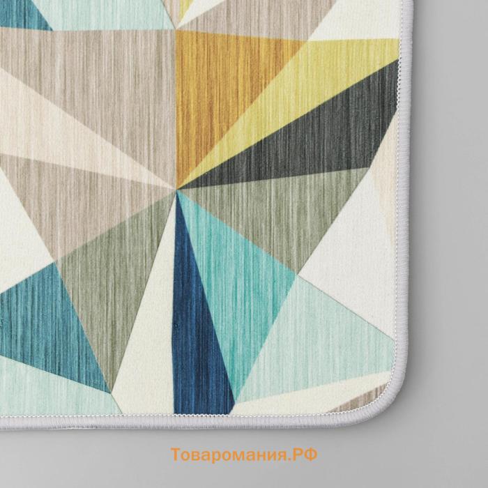 Коврики для ванной и туалета  «Гранулы», 2 шт., 50×80 см, 50×40 см