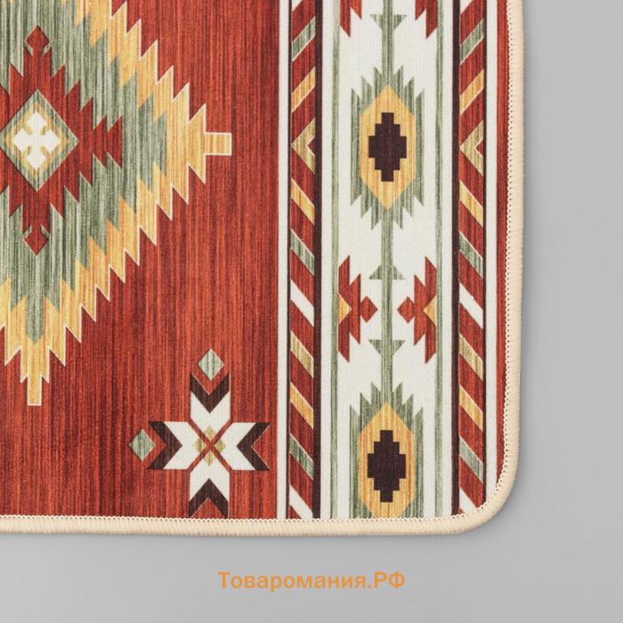 Набор ковриков для ванной и туалета  «Мира», 2 шт., 50×80 см, 50×40 см