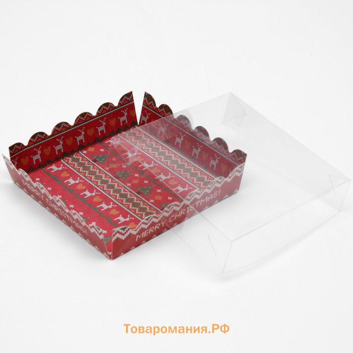 Коробочка для печенья «Скандинавия», 12×12×3 см