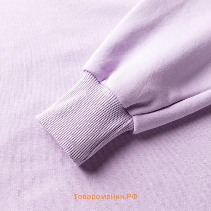 Костюм (свитшот, брюки) MINAKU: Casual Collection цвет сиреневый, размер 44