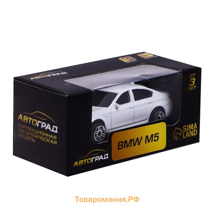 Машина металлическая BMW M5,1:64, цвет белый