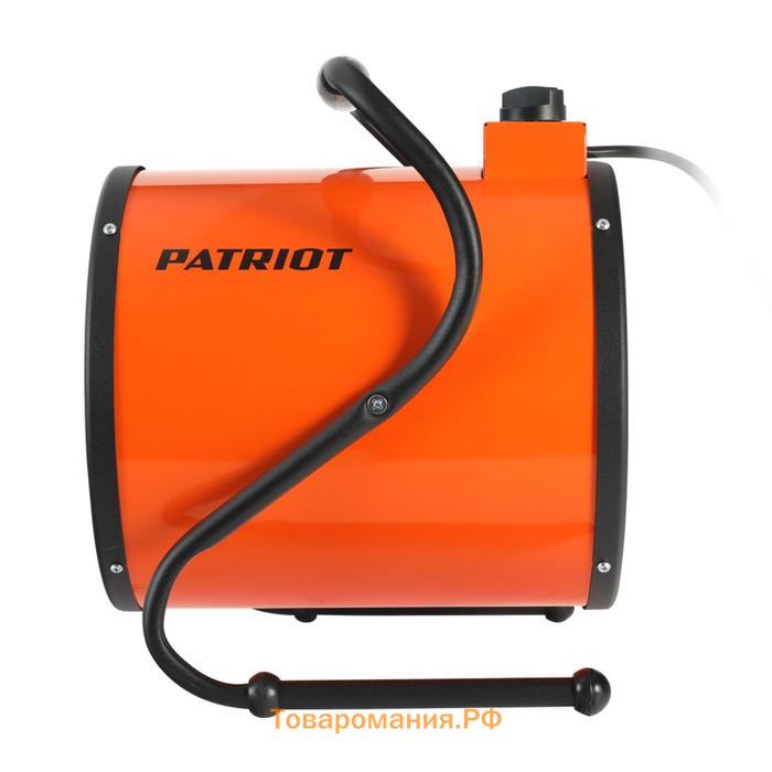 Тепловая пушка PATRIOT PT-R 3, 220 В, 3 кВт, 300 м3/ч, нерж.ТЭН, термостат, евровилка