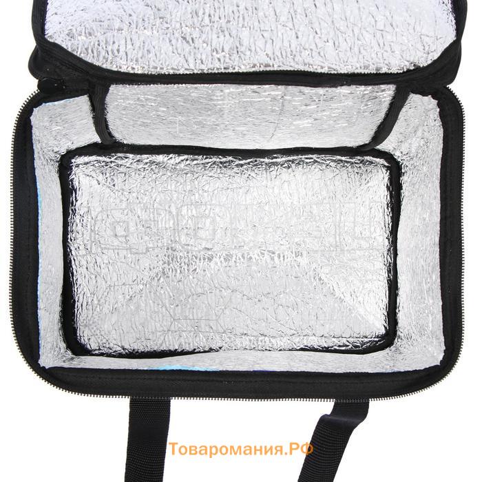 Термосумка Cartage Т-12, синяя, 18 л, 35×21×24 см