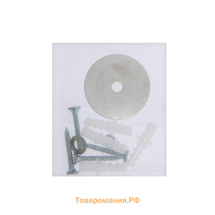 Сейф-ключница кодовая ТУНДРА, металл, пластик, красный