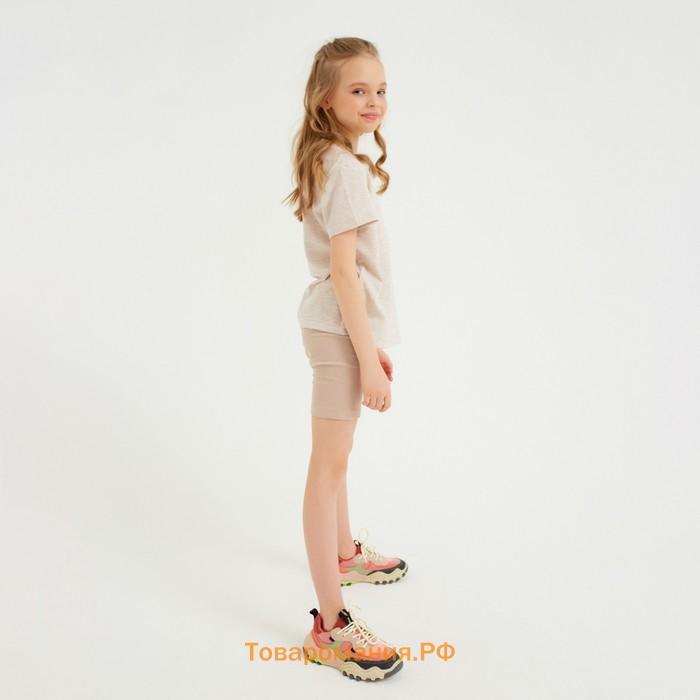 Велосипедки детские MINAKU: Casual Collection KIDS цвет грязно-розовый, рост 152