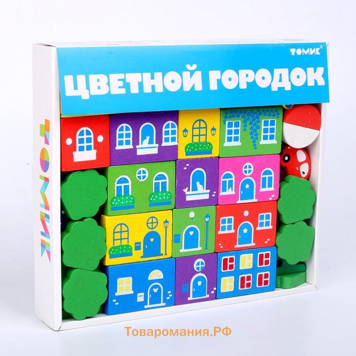 Конструктор «Цветной городок» большой, 41 элемент