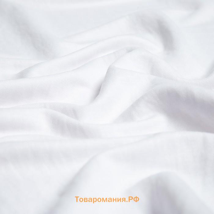 Костюм женский (футболка, шорты) MINAKU: Casual collection цвет белый, размер 44