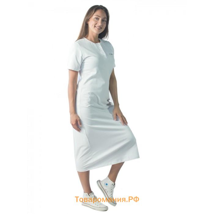 Платье женское « в моменте», размер 44, цвет белый