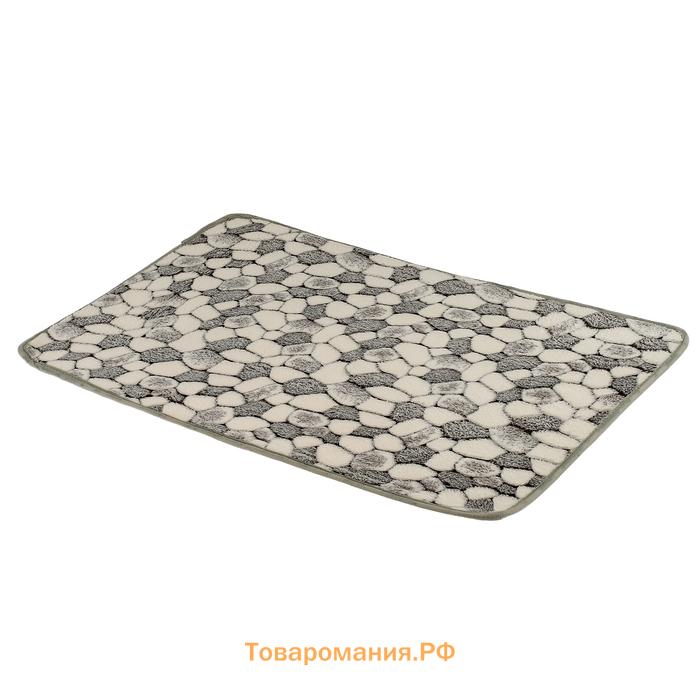 Коврик для ванной и туалета  «Галька», 50×80 см