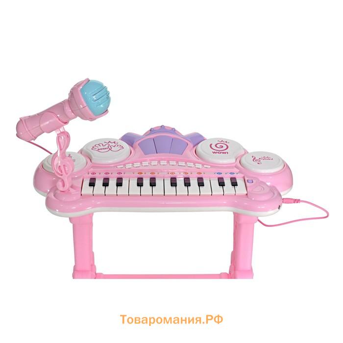 Музыкальный детский центр «Пианино», цвет розовый
