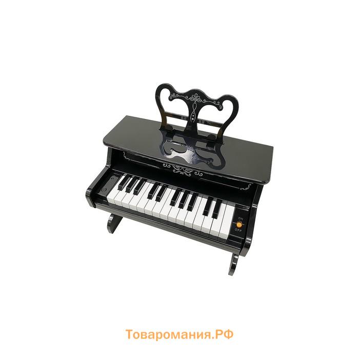 Музыкальный детский центр-пианино Everflo Keys, цвет чёрный
