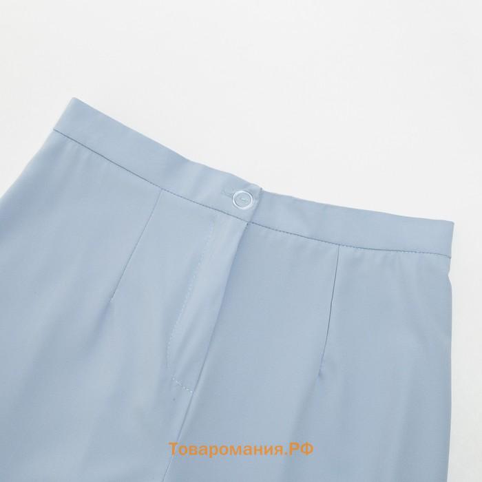 Костюм женский (жакет, брюки) MINAKU: Green trend цвет голубой, размер 42