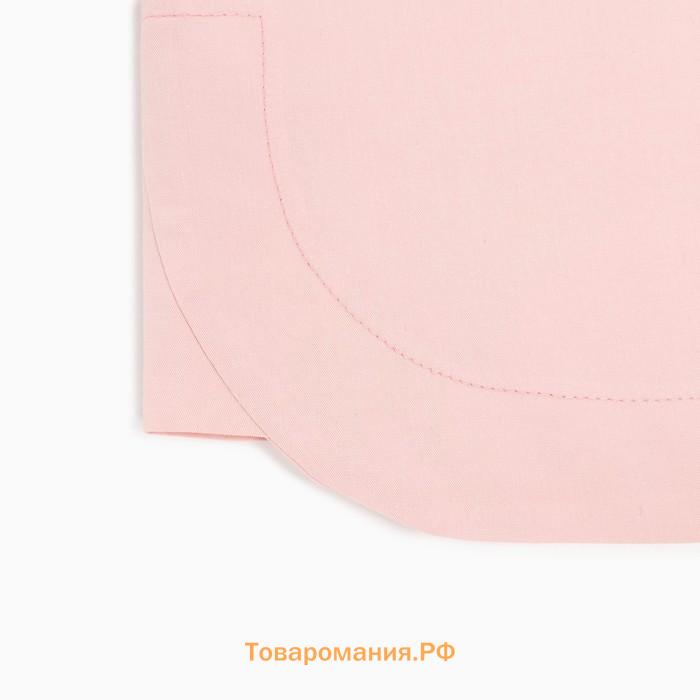 Костюм женский (рубашка, шорты) MINAKU: Oversize цвет тёмно-розовый, размер 42