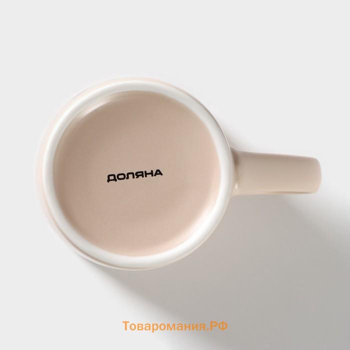 Кружка  Good morning. Tea, 385 мл, фарфор, бежевая