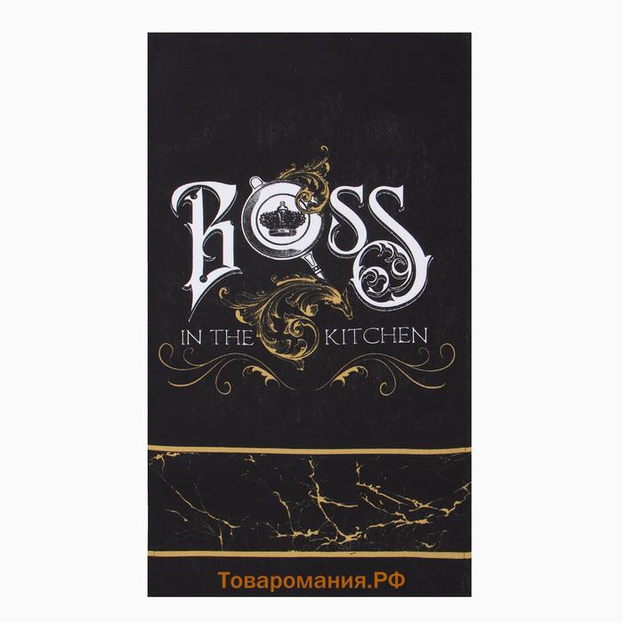 Набор полотенец кух.  Boss Best man 35х60см-2шт, 100% хл