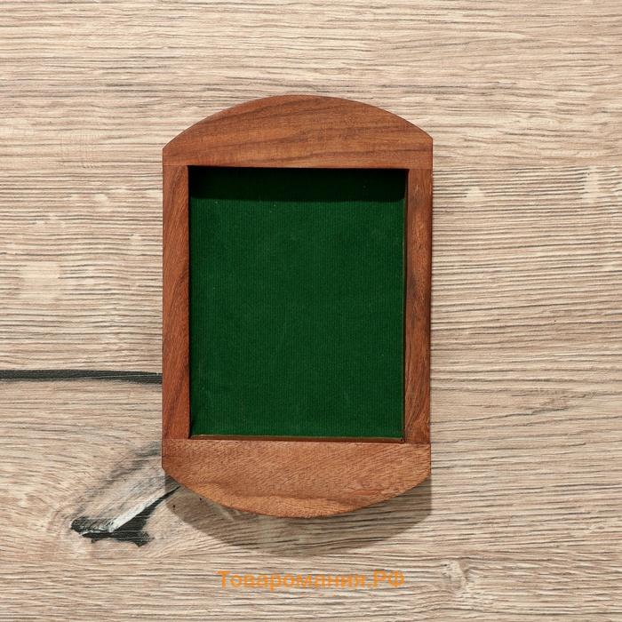 Шахматы круглые, доска 15×15 см, дерево шишам
