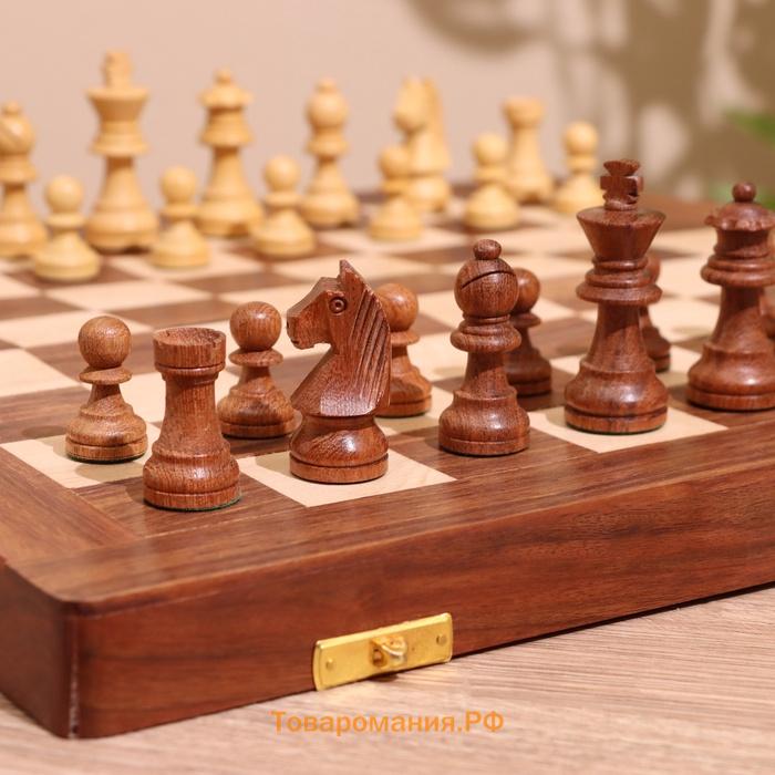 Шахматы турнирные, доска 36×36, дерево шишам